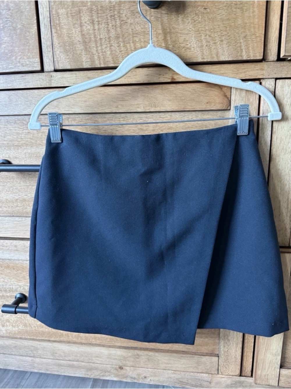 Abercrombie & Fitch Black Asymmetric Mini Skirt